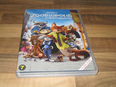 Zootropolis - Eläinten Kaupunki dvd  (Disney klassikko 54.)