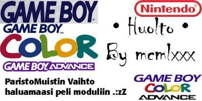 GB/C/A • PELIKASETIN PARISTOMUISTIN VAIHTO • GB/C/A • HUOLTO