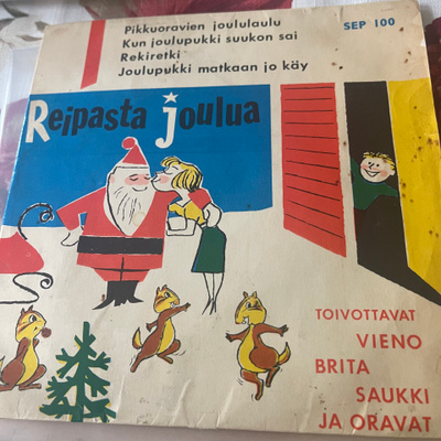 REIPASTA JOULUA - ep * Vieno *Brita * Saukki * FIN 1959