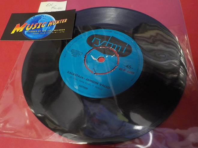 JUSTEERI - KALASTAJA-EEMELIN VALSSI EX- 7'' SINGLE