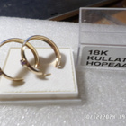 Komeat  uudet  korvakorut  18  K Kullattua  hopeaa - pikkukuva 2