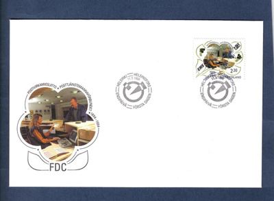 FDC Postivirkamiesliitto 100 vuotta..Hki 11.3.1994