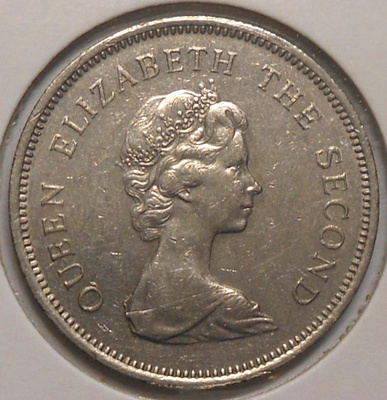 Hong Kong. 1 dollar 1978.