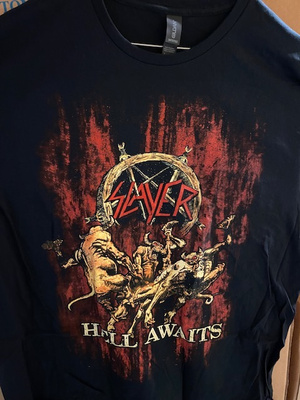 Slayer Hell Awaits t-paita XL