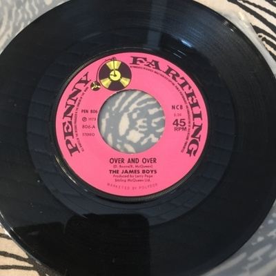 the JAMES BOYS: Over And Over * Same Old Way *SCAN 1973