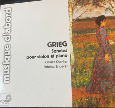 Grieg: Sonates pour violon et piano cd