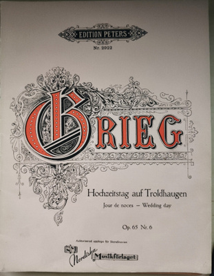 Edvard Grieg: Hochzeistag auf Troldhaugen, Op. 65 Nr. t