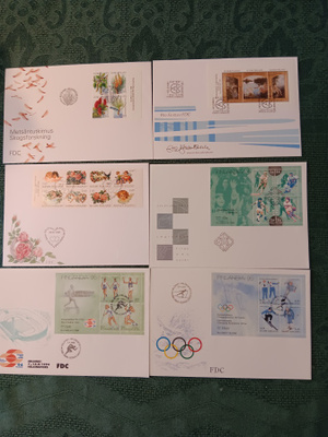 FDC- kuoria Suomi 6 kpl