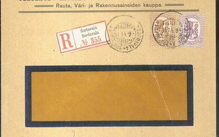Firmakuori Veljekset Kivinen - Sortavala, R-kirje 1919