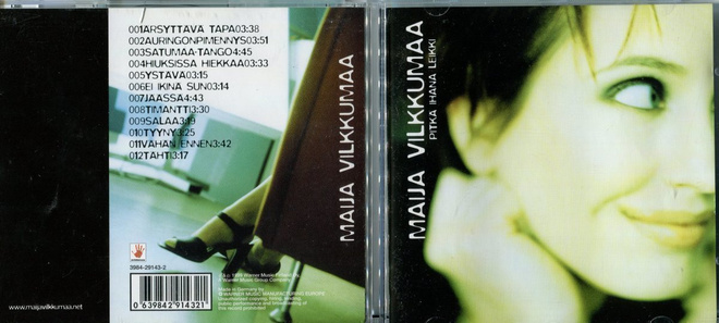 MAIJA VILKKUMAA . CD-LEVY . PITKÄ IHANA LIEKKI