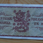 Suomen pankki 1 Markkaa 1963 Suomen leijona. - pikkukuva 1