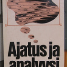 Tauno Nyberg (t.): Ajatus ja analyysi, Wsoy 1977. 327 s. - pikkukuva 1