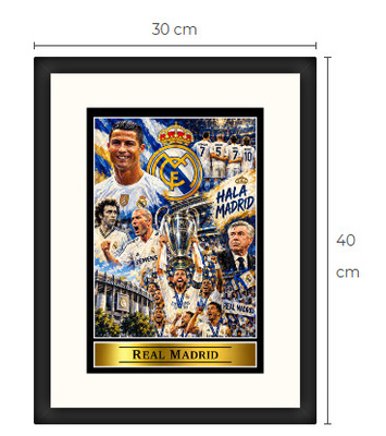 Uusi Real Madrid Ronaldo art print Limited Edition