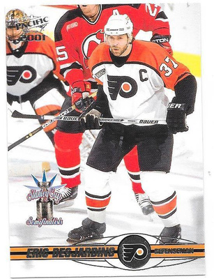 2000-01 Pacific #297 Eric Desjardins Philadelphia Flyers
