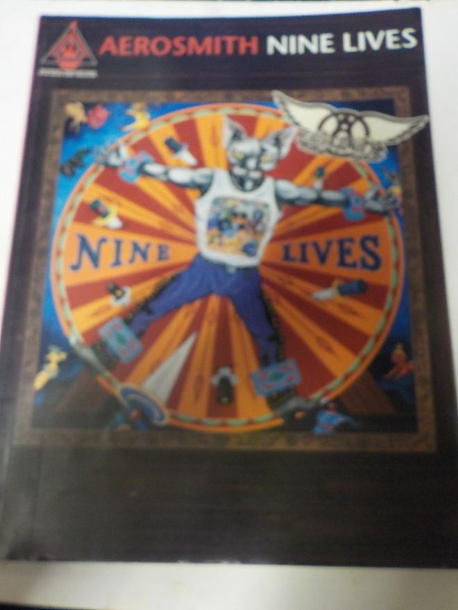 AEROSMITH - NINE LIVES KITARA NUOTTIKIRJA