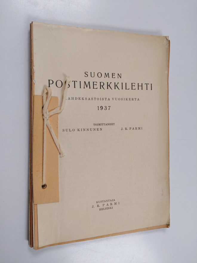 Suomen postimerkkilehti 1937 : kahdeksastoista vuosikerta