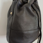 Musta bucket bag aitoa nahkaa - pikkukuva 2