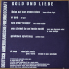 Deutsch Amerikanische Freundschaft - Gold Und Liebe LP - pikkukuva 1
