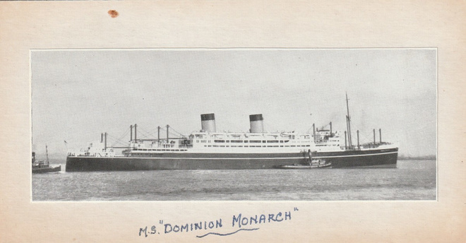 LAIVAKORTTI - M.S. DOMINIO MONAECH