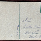 Joulu, kolme lintua kuusen oksalla ja talo, kulkenut 1941 - pikkukuva 2