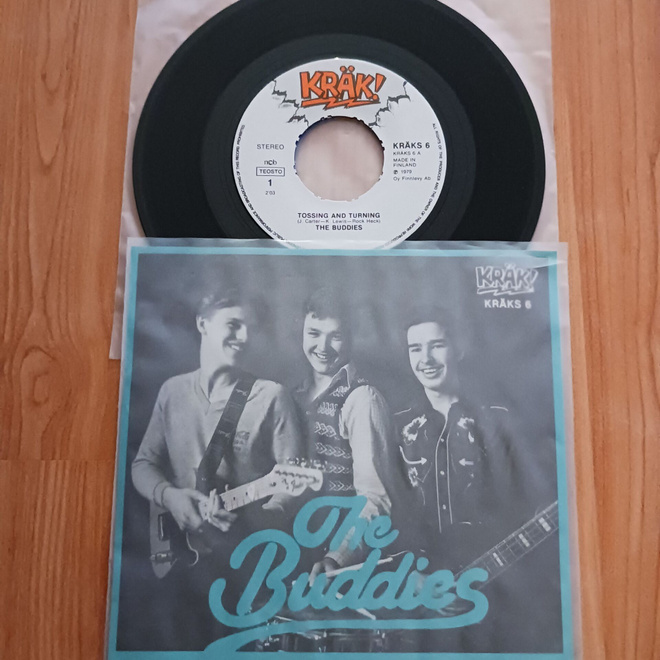 Buddies – Tossing And Turning 7" ps orig 1979 uusi mint!!