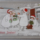 Antiikki joulukortti, Carte postale, 100 v. vanha kortti - pikkukuva 2