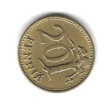 1963 20 PENNIÄ KOLIKKO KÄYTETTY