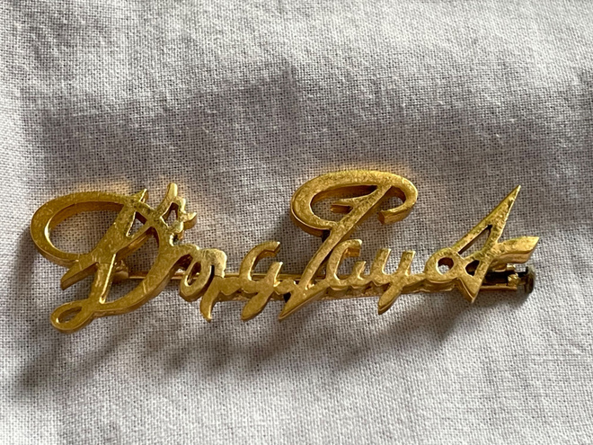Vintage rintamerkki