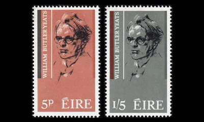 Irlanti 172-3 ** Kirjailija William Yeats (1965)