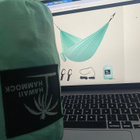 Single hammock, riippumatto - Sininen - pikkukuva 2
