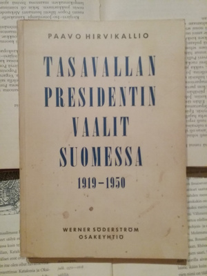 Tasavallan presidentin vaalit Suomessa 1919-1950