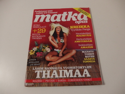 Matkaopas -lehti 1/2011, mm. Thaimaa , Kreikka, Amsterdam