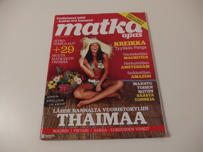 Matkaopas -lehti 1/2011, mm. Thaimaa , Kreikka, Amsterdam