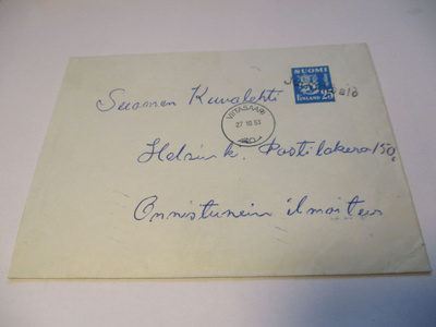 1953 Jurvansalo rivil + Keuruu kuorella