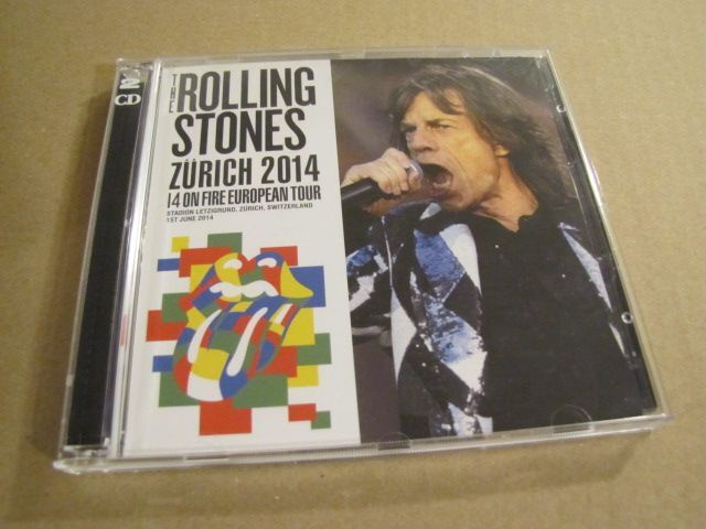 The Rolling Stones Zurich 2014 2x cd kuin uusi! Japani