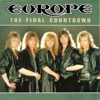 EUROPE: The Final Countdown / On Broken Wings 7" kannet