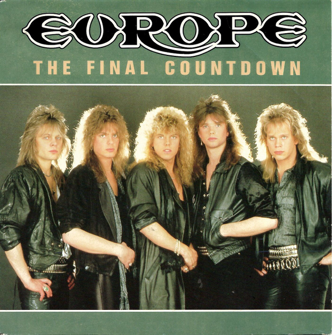 EUROPE: The Final Countdown / On Broken Wings  7" kannet