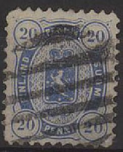 1875 20p SA kuvioleima