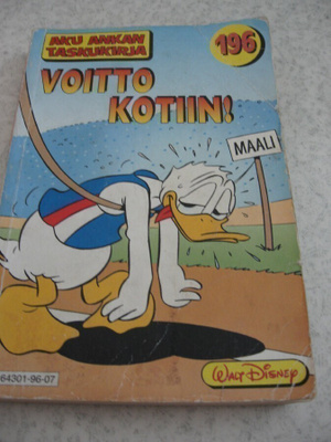 AKU ANKKA: VOITTO KOTIIN TASKUKIRJA 196