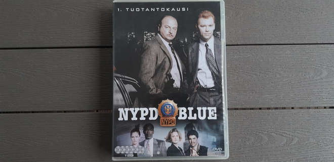 DVD: NYPD Blue - 1 Kausi. 6xDVD (1993/2006) Yli 17 Tuntia!