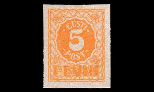 Eesti 6 * Käyttösarja numero 5 P (1919)