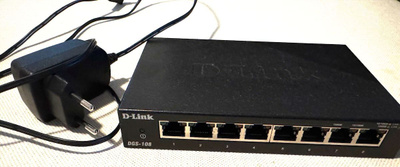 D-Link DGS-108 8-porttinen 1 Gbit/s Ethernet-kytkin