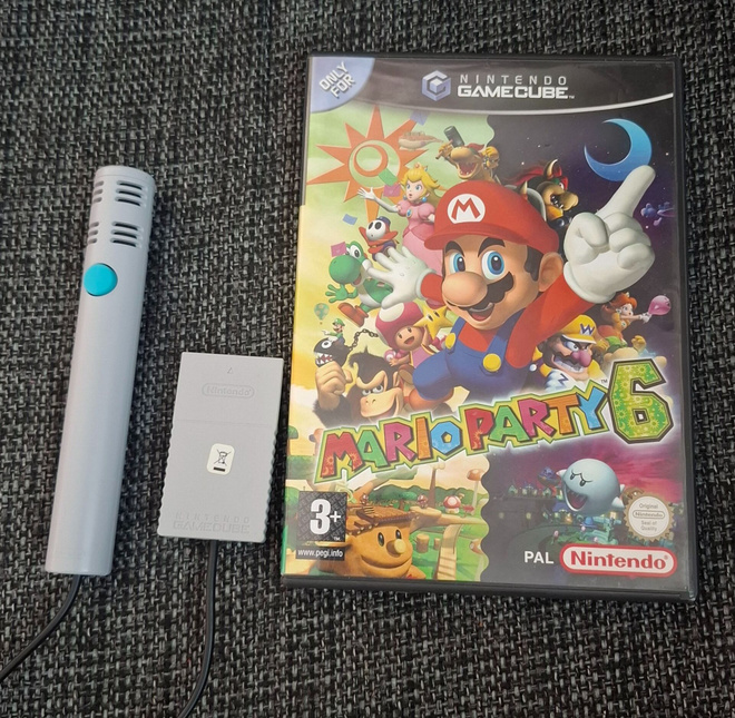 Mario party 6 mikrofonilla *ei ohjekirjaa*
