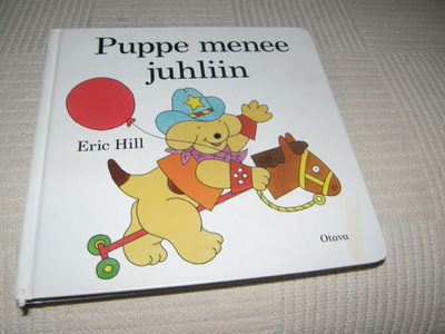Eric Hill Puppe menee juhliin