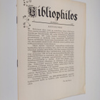 E. J. Ellilä : Bibliophilos n:o 1 1942 (lehden ensimmäine... - pikkukuva 1
