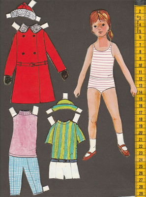 Paperinukke Paula 1960-luku