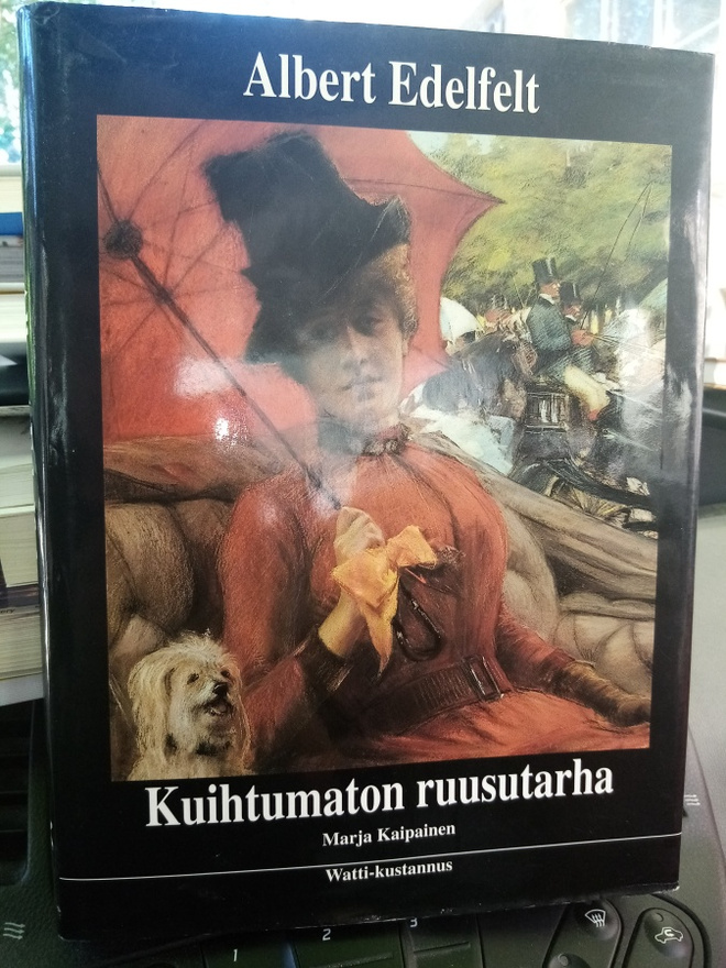 Kaipainen: ALBERT EDELFELT - Kuihtumaton ruusutarha (Sis.pk)