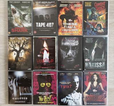 12 kauhu- ja trilleri-DVD – Combat Shock, Moebius ym.
