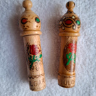 2 kpl. Bulgarian ROSE OIL Perfume Wood Box Hand made - pikkukuva 1