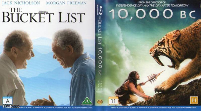 10,000 BC + The Bucket List  -   (2 Blu-ray)